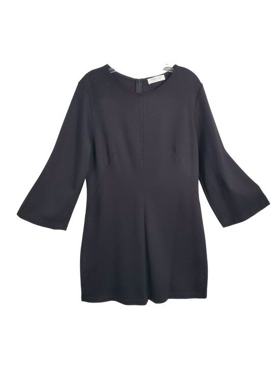 Everlane Dresses & Skirts - Everlane Size 14 Dress Ponte Knit The Long Sleeve Shift Minimalist Capsule Black